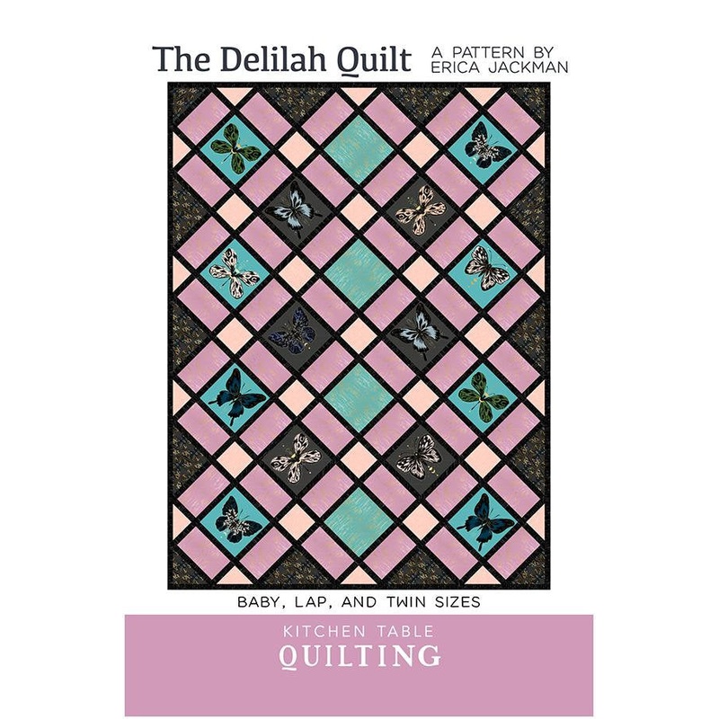 The Delilah Quilt Pattern KTQ133 by Kitchen Table Quilting (baby, lap and twin sizes)