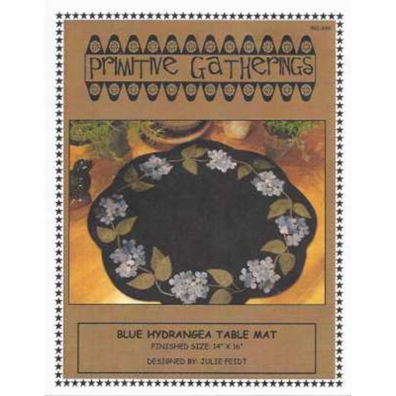 Blue Hydrangea Table Mat pri 944