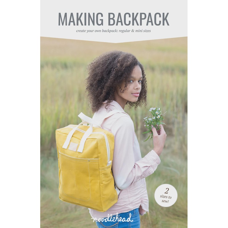 Making Backpack Pattern AG543 From Noodlehead By Anna Graham 2 sizes
