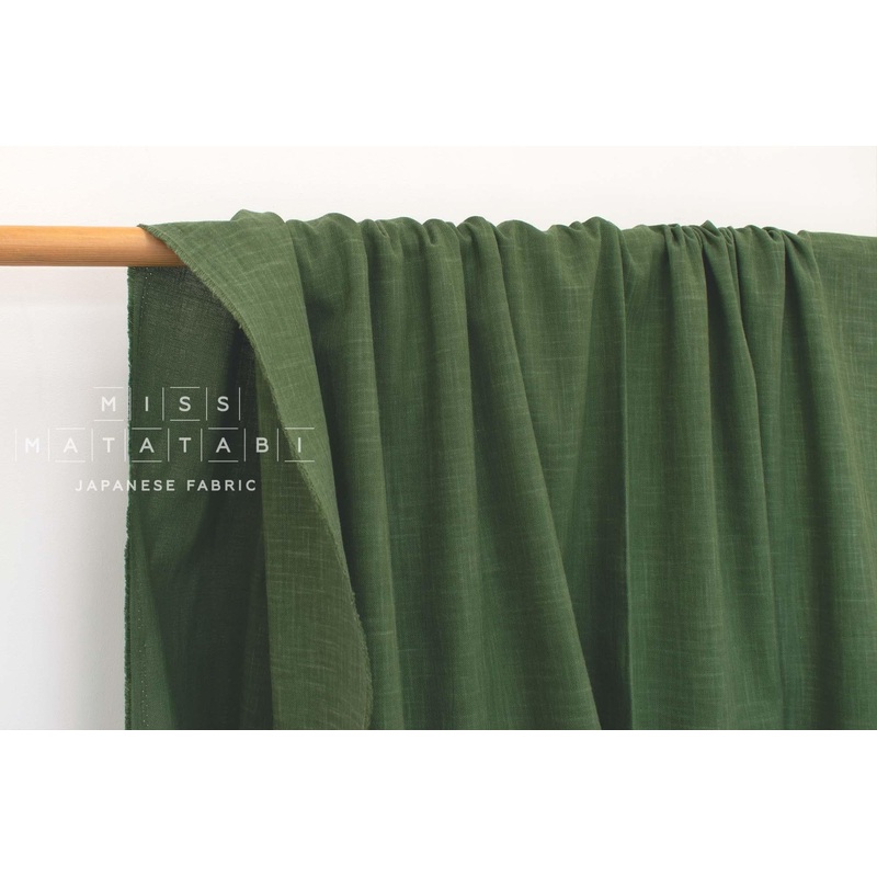 Shokunin Collection Hand-printed Solids - green