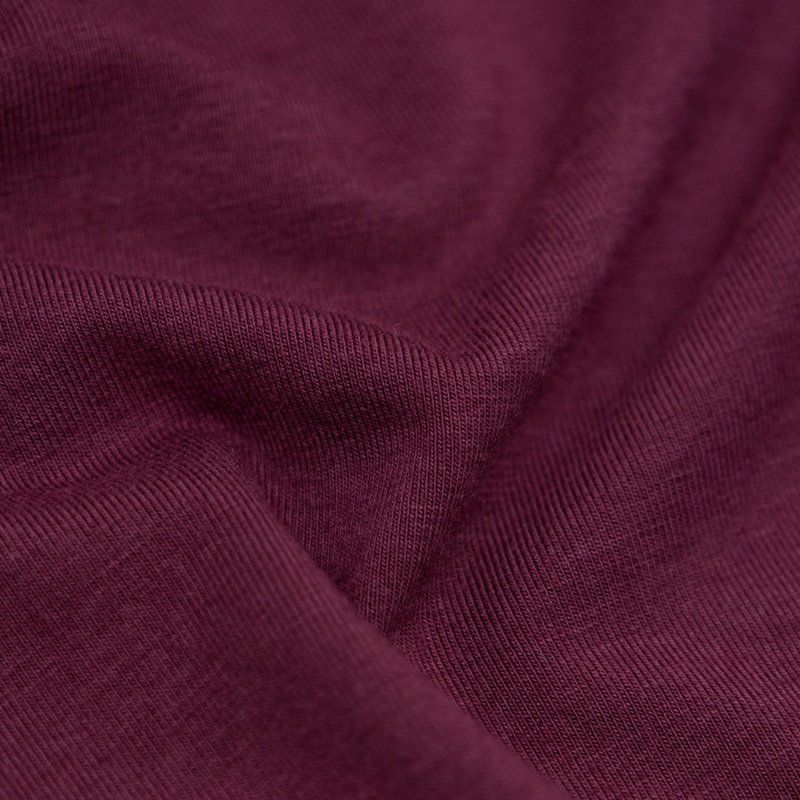Bamboo Cotton Jersey - Sangria