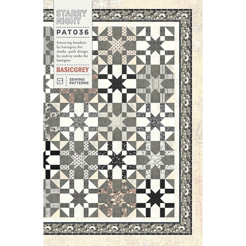 Starry Night Quilt Pattern by Basic Grey