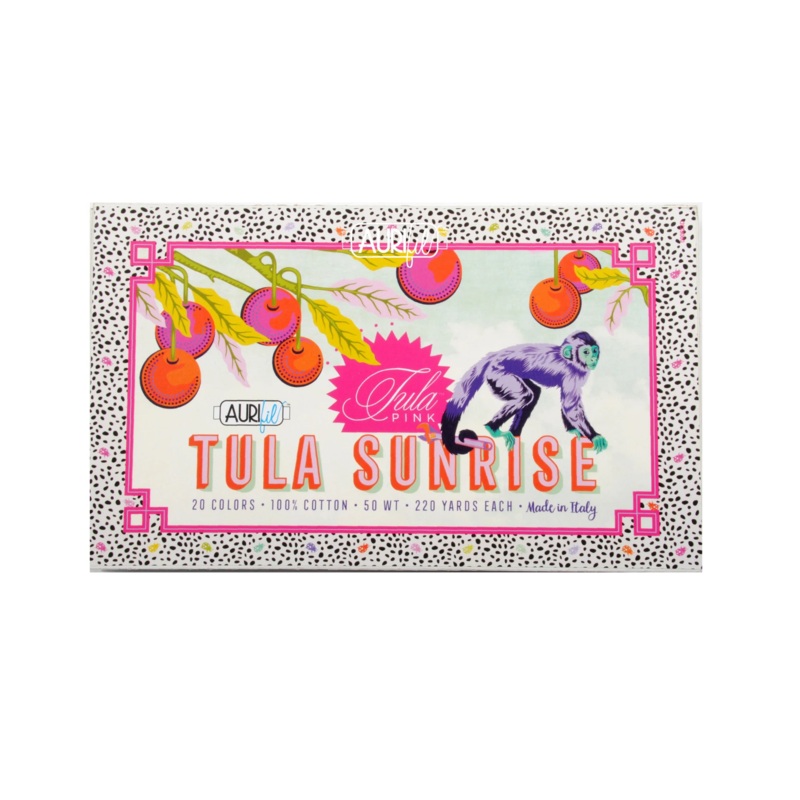 Aurifil Tula Pink Tula Sunrise 20pk 50wt Cotton Spools Thread Kit TP50SC20