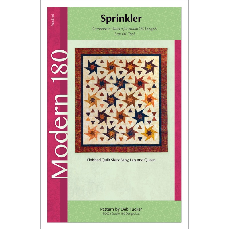 Studio 180 Design Sprinkler Quilting Pattern MOD036