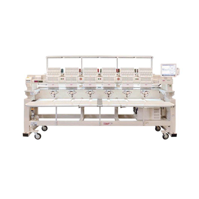 SWF KE-UH1506-45 15 Needle Six Head Commercial Embroidery Machine