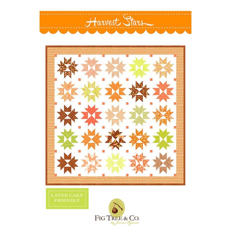 Harvest Stars Quilt Pattern by Fig Tree & Co.