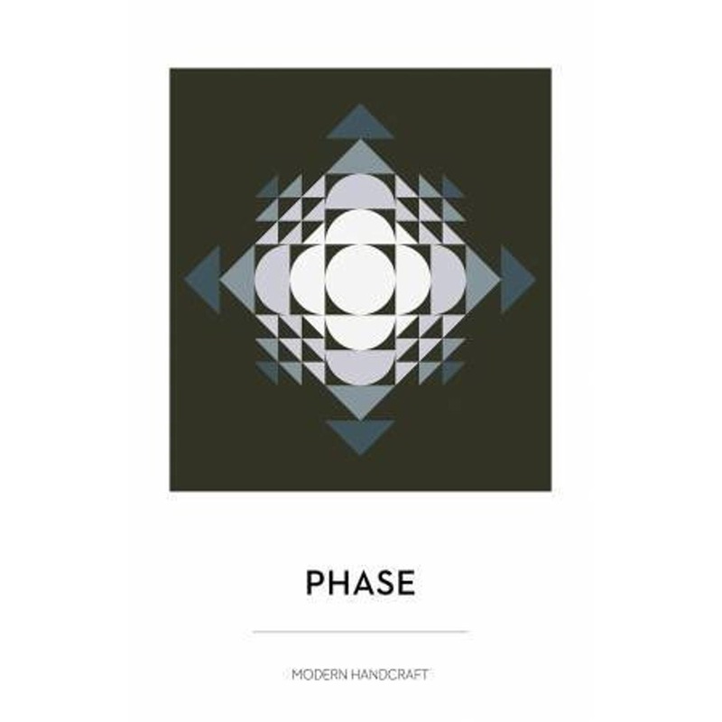 Phase Quilt Pattern by Modern Handcraft, A Lunar Inspired Medallion Quilt