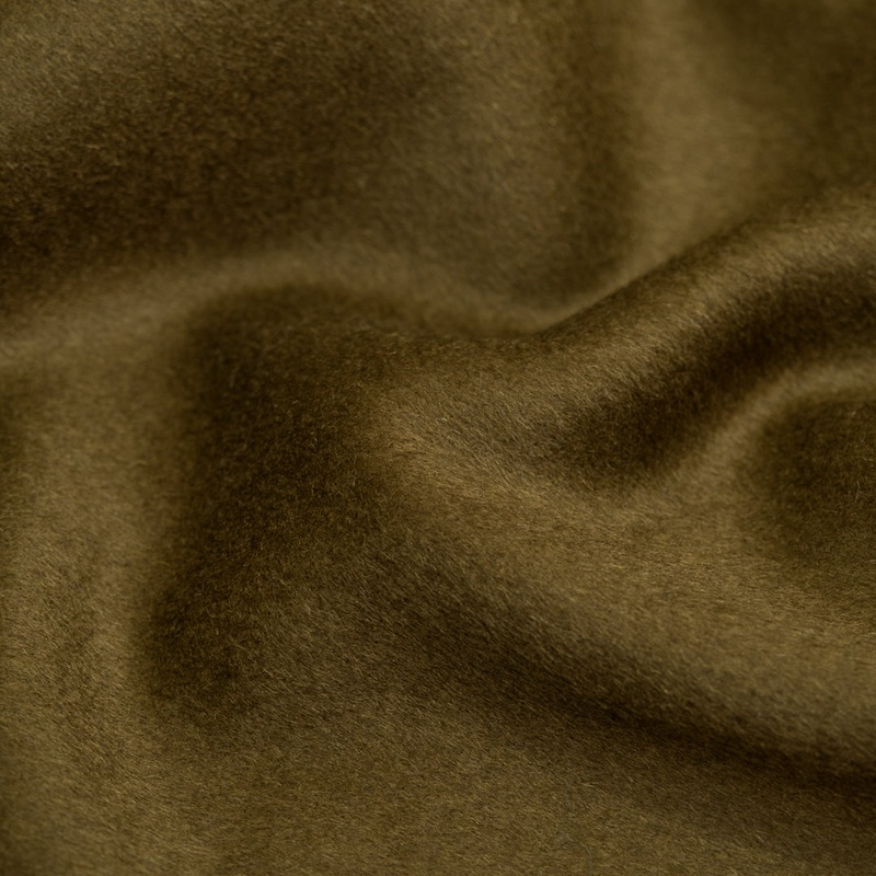 Heavyweight Double Faced Wool Blend Coating - Seaweed