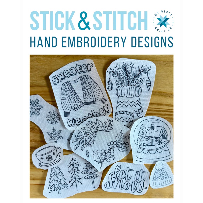 Stick & Stitch Hand Embroidery Designs Let it S(n)ew! lis-mbqc
