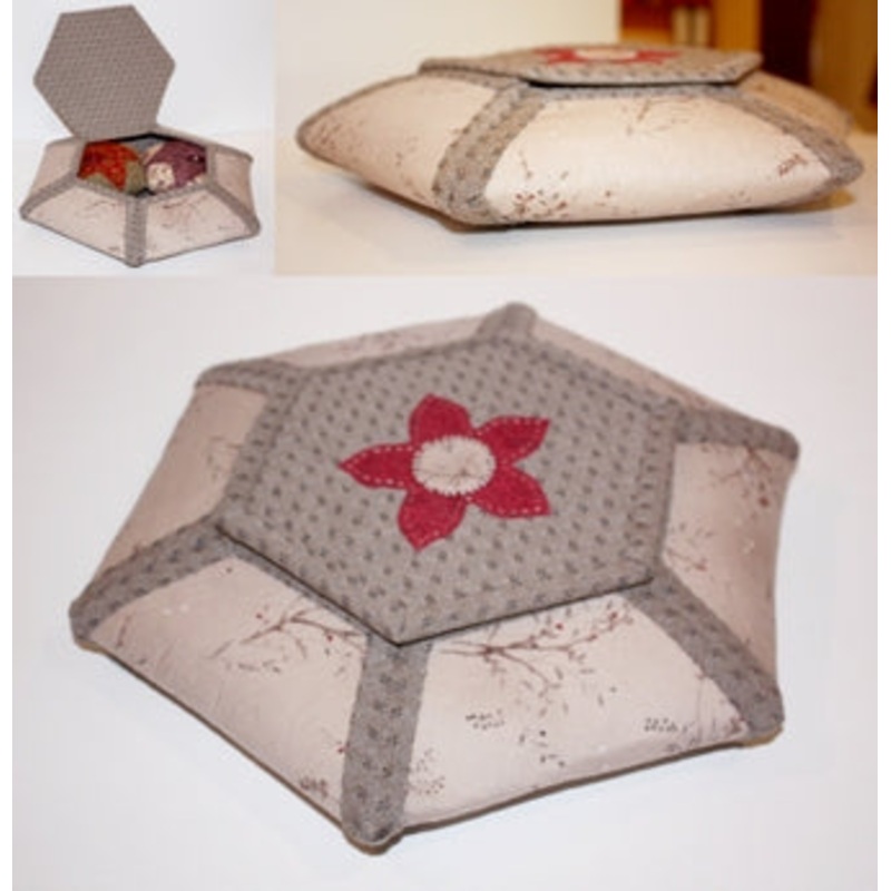 Lotus Sewing Box Pattern
