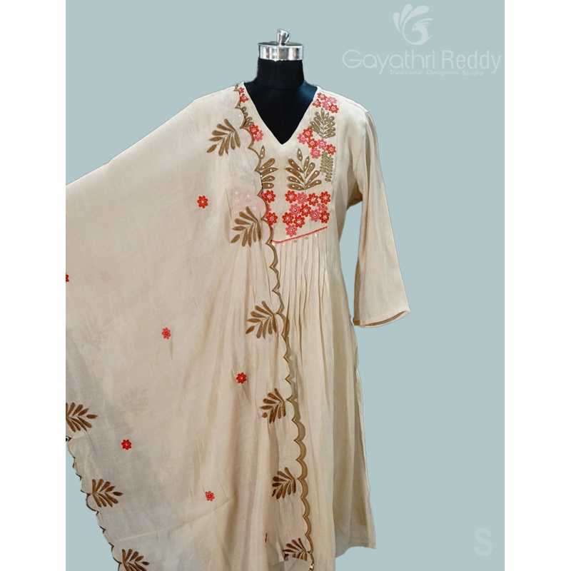 READYMADE DRESS SET(3PC)-KDS1143
