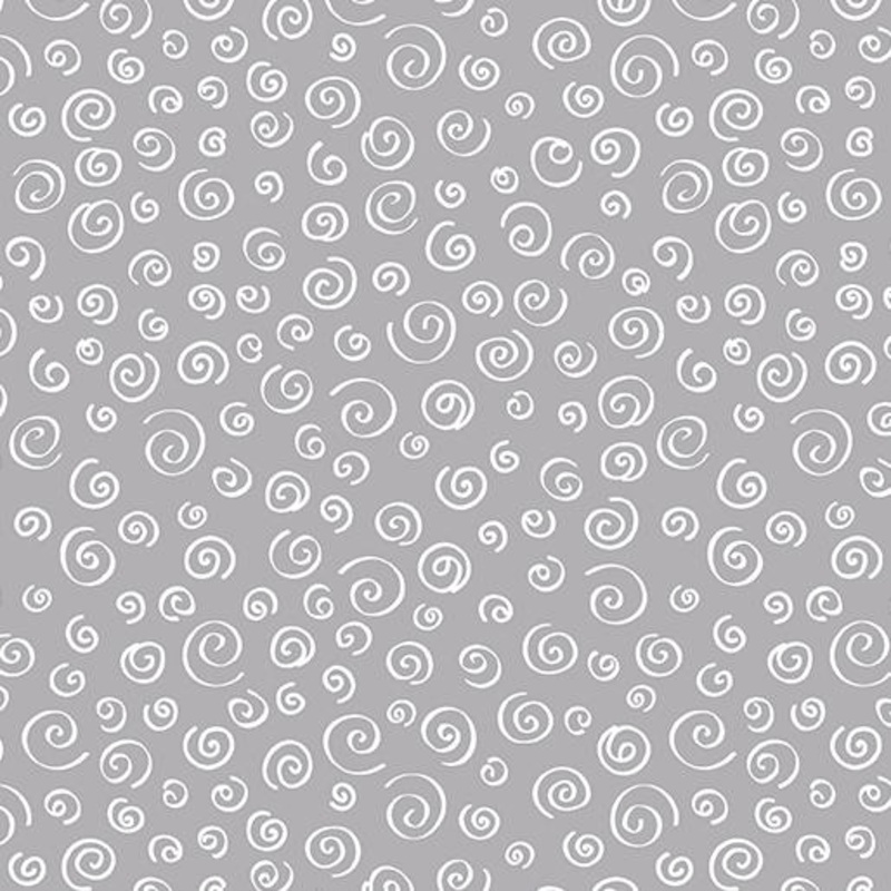Sweet Little Lamb Dreamy Swirls - Gray