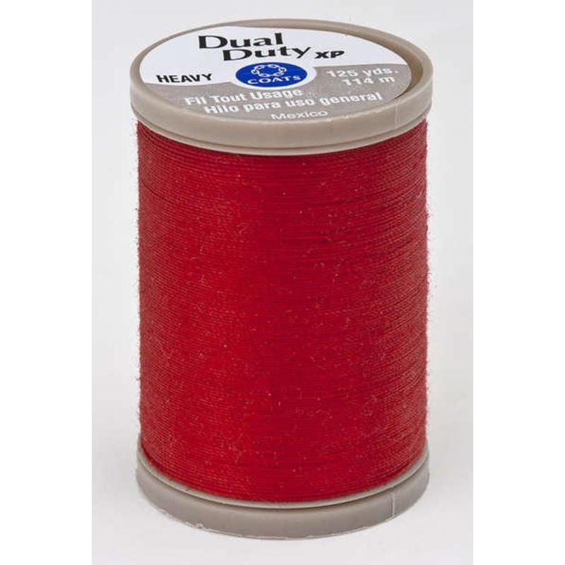 Dual Duty XP Heavy Thread size 40 125 yds Red - S9502250