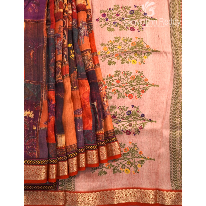 SEMI TUSSAR SILK-ST1056