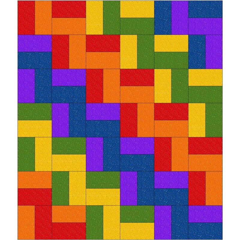 Stepping Up Throw Quilt Digital Download spp-su