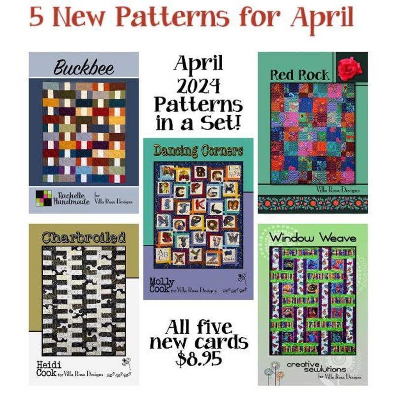 Villa Rosa Monthly Pattern Set April 2024