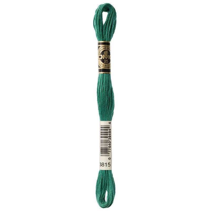 DMC 3815 Dark Celadon Green 6 Strand Embroidery Floss DMC #117UA-3815