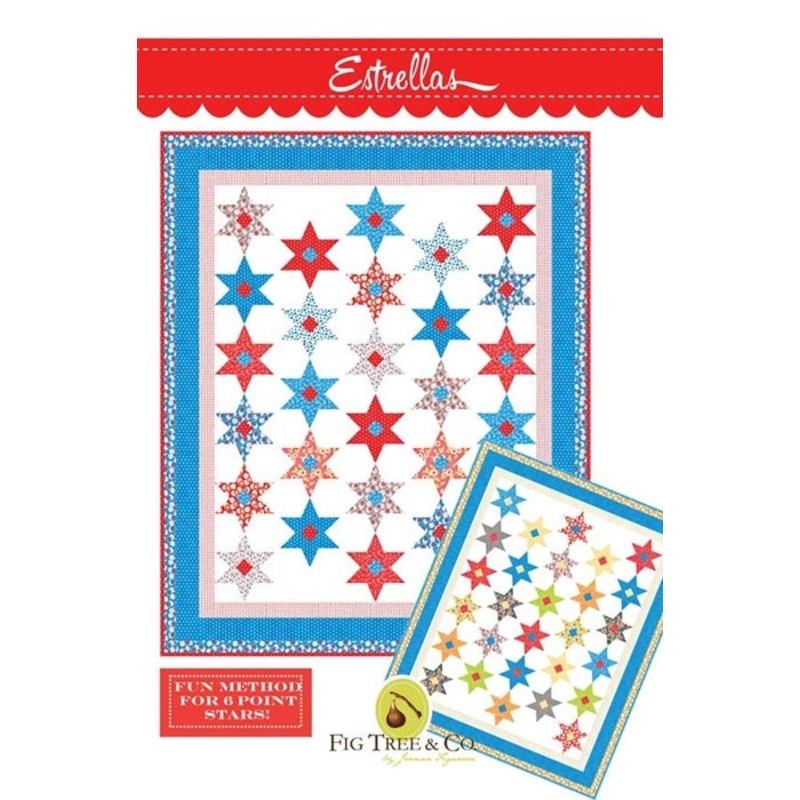 Estrella Quilt Pattern Only FTQ1656 by Fig Tree and Co.