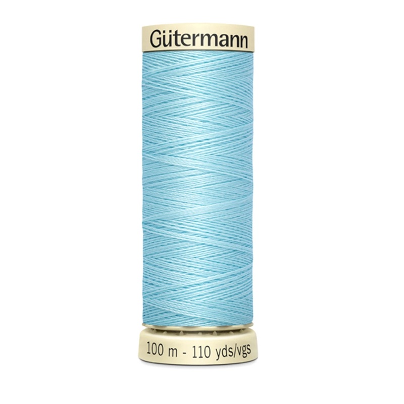 Gutermann 206 BABY BLUE Sew-all Polyester All Purpose Thread 100m/110yds