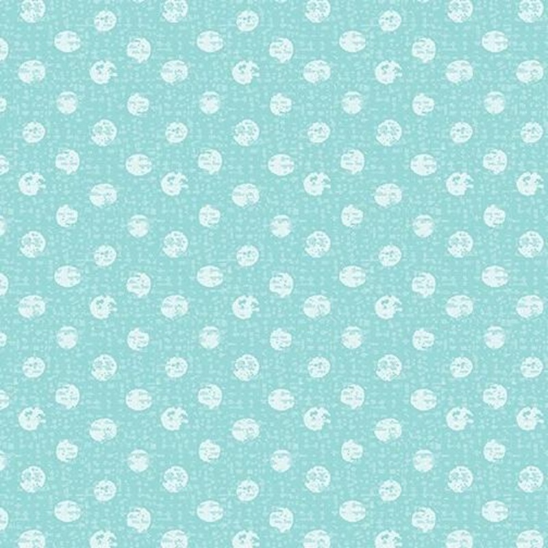 Sweet Safari Textured Dots - Turquoise