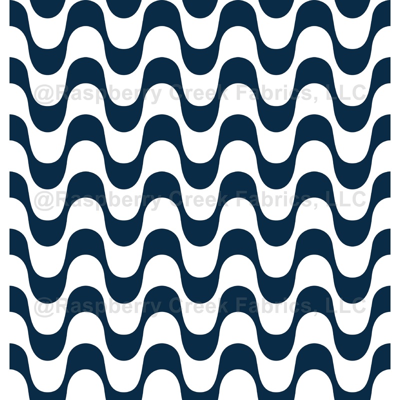 Navy Copacabana Pattern, Copacabana Sidewalk, Beach Pattern, Brazil