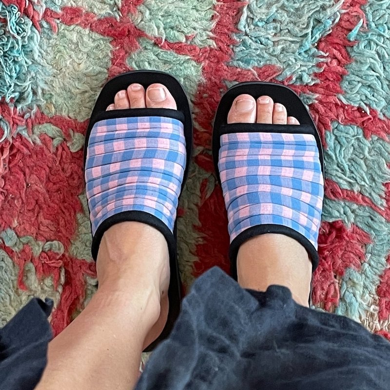Rachel Sees Snail Shoes - Shoemaking Kit - Quilted Slides Kit