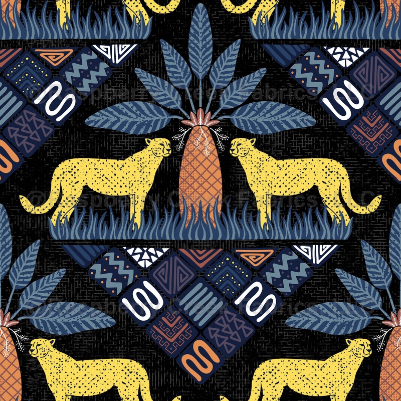 Sweet cheetha (2), african Wildlife, Baby Kids, black, bold, Cheetha, clothing, Gray, interiors, Orange, Palm tree, red, studios, Sweet cute, tribal Ornaments, Yellow