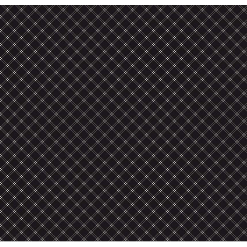 At First Sight Plaid in Black