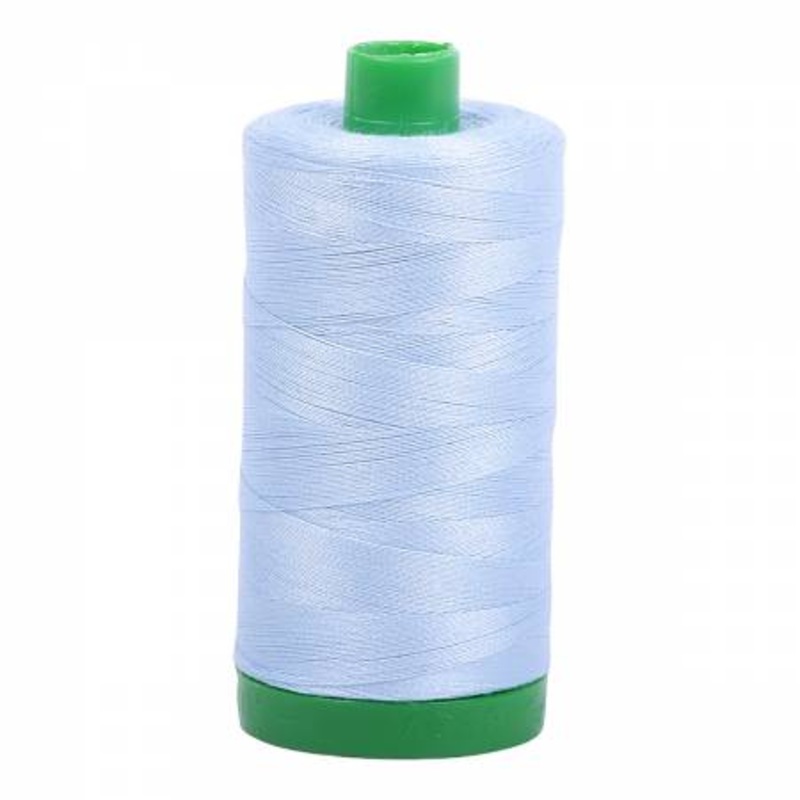 Aurifil Cotton Mako 40wt Thread 1094 yards - Light Robins Egg #2710
