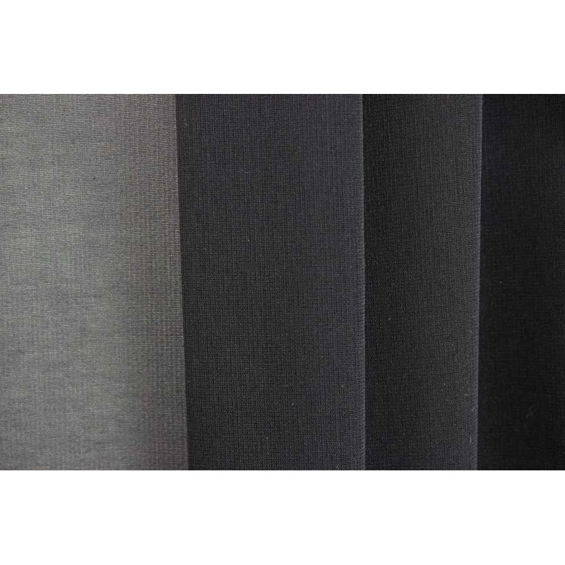 Black Crinkle Silk Chiffon (Made in Italy)