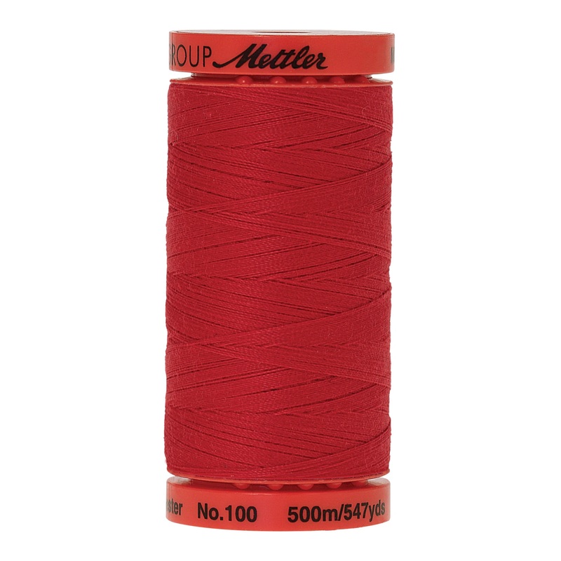 Mettler Polyester Thread 50wt 140d 500m/547yds - Candy Apple 0104