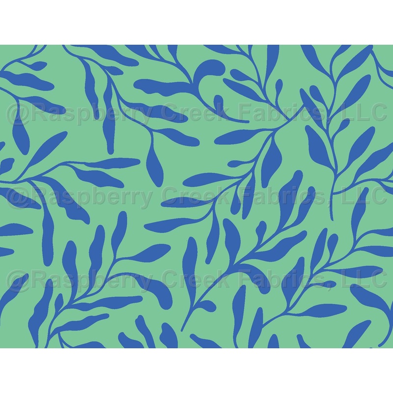 Moonkelp Tangle: An organic, hand-drawn pattern that mimics kelp gently swaying in water.