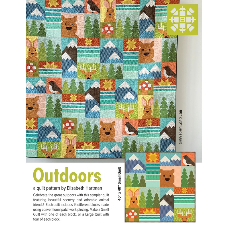 Outdoors Quilt Pattern by Elizabeth Hartman