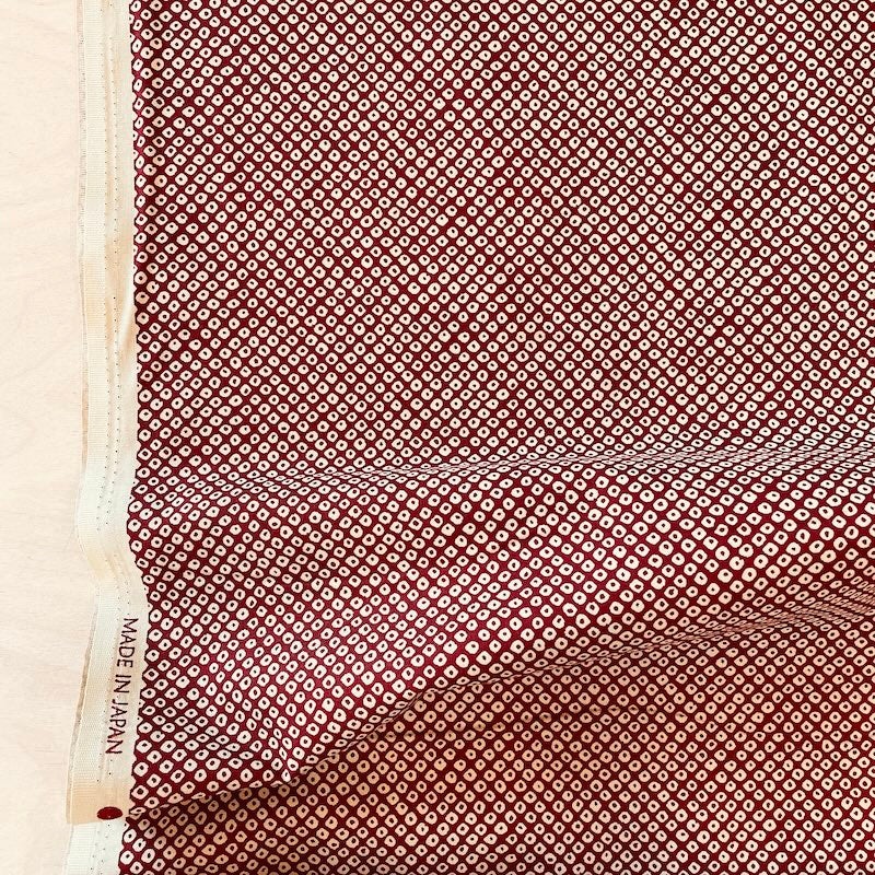 Sun Tone - Cotton Sheeting - Kanoko Dot - Brick