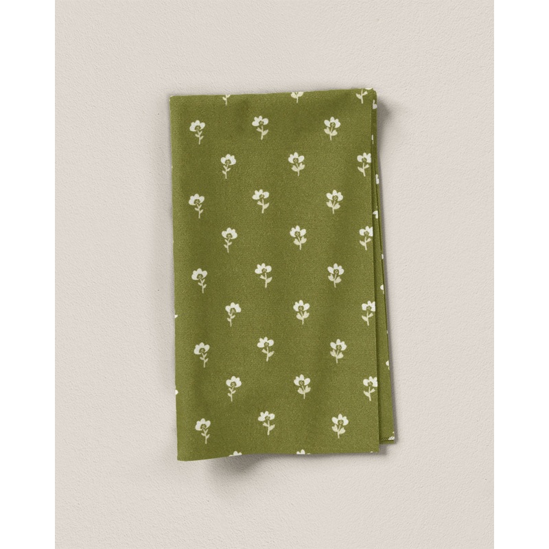 Sunlit Fern Organic Cotton Block Print