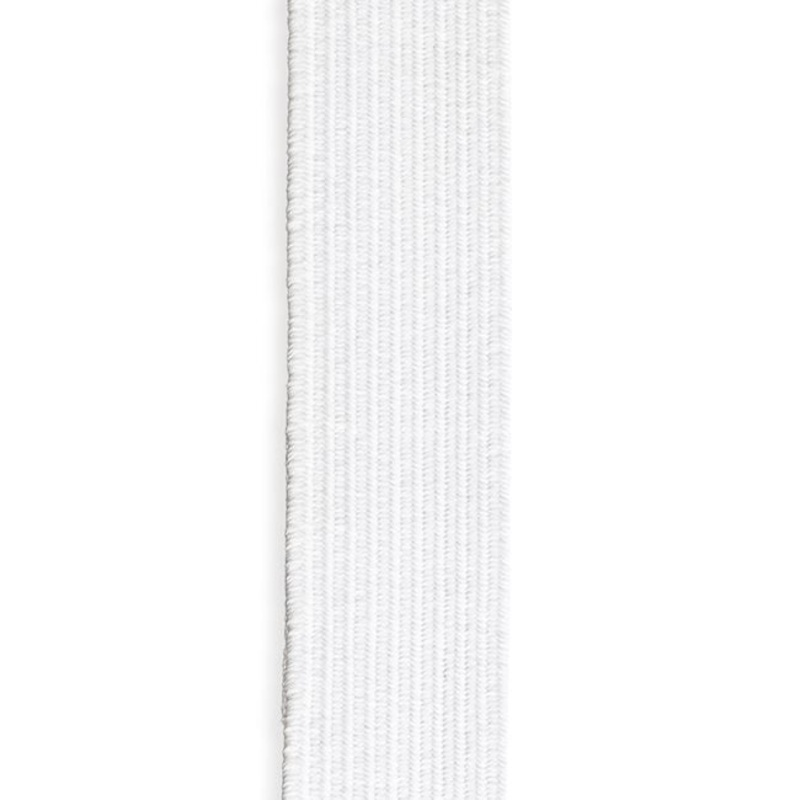 1" White Elastic - Various
