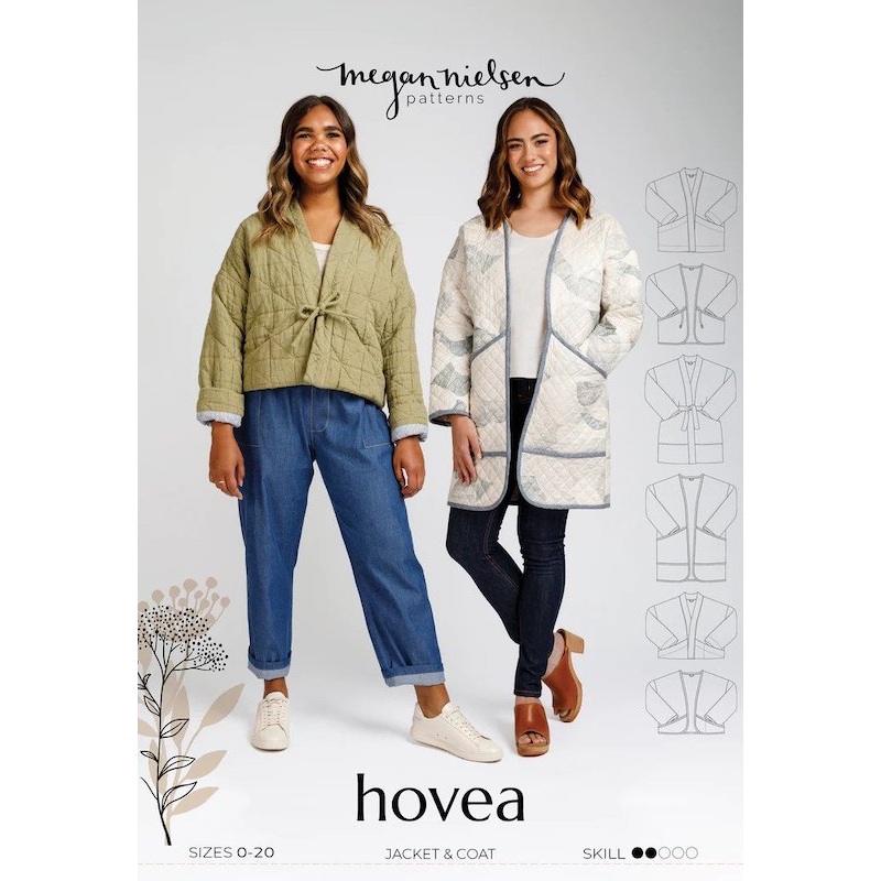 Megan Nielsen - Hovea Jacket and Coat - Size 0-20 or 14-34 (Curve)