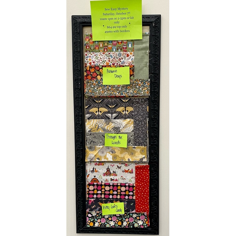 SEW EASY MYSTERY AM Class - October 7, 2023