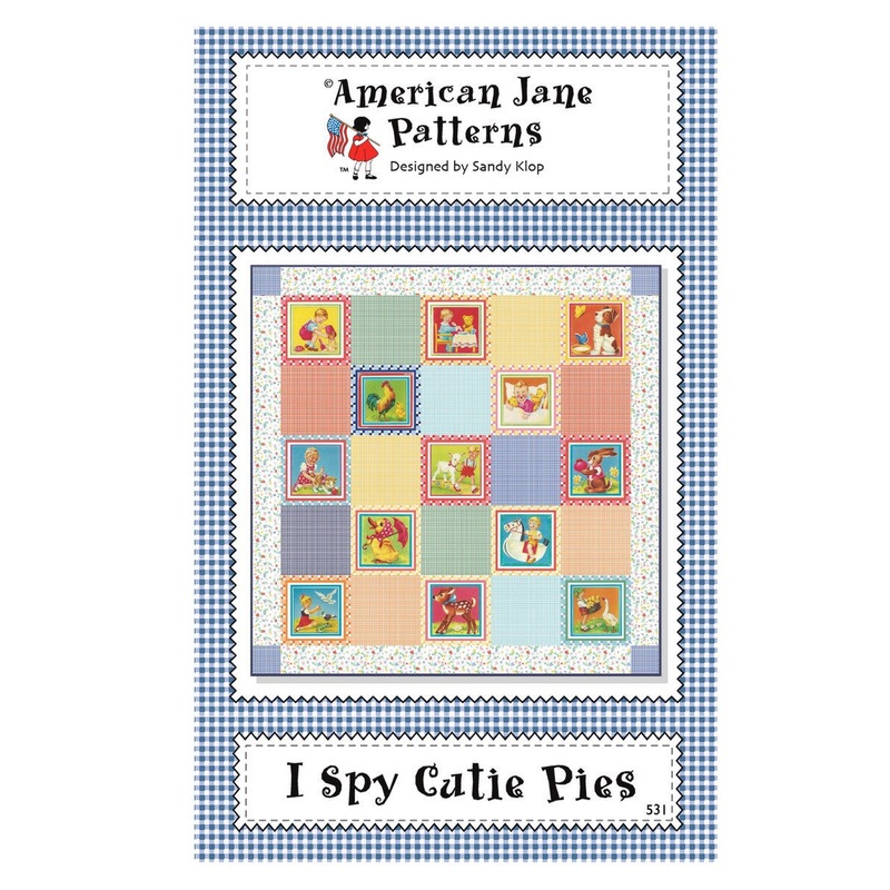 American Jane I Spy Cutie Pies Quilt Pattern by American Jane for Riley Blake Designs | P205-ISPYCUTIES