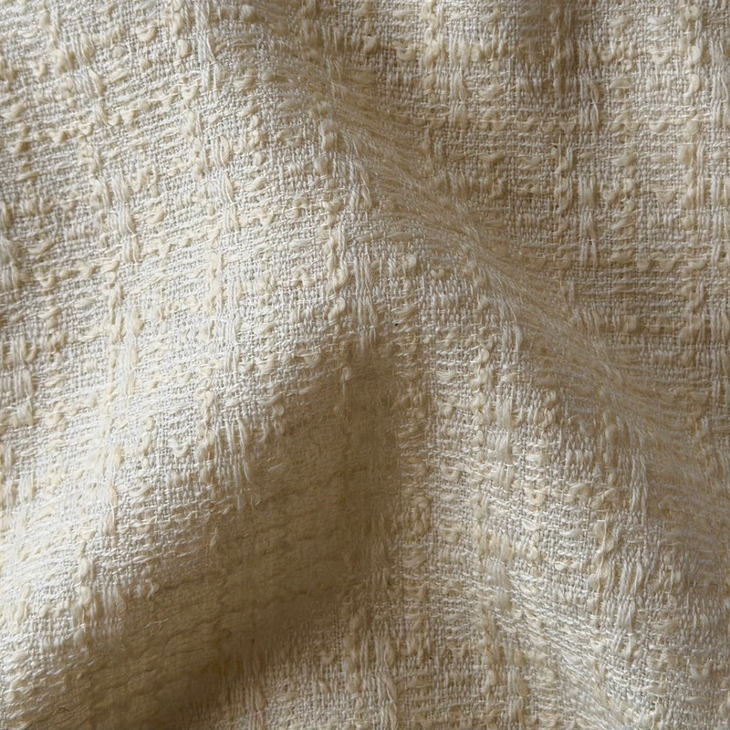 Classic Clotted Cream Virgin Wool Boucl (Made in Italy)