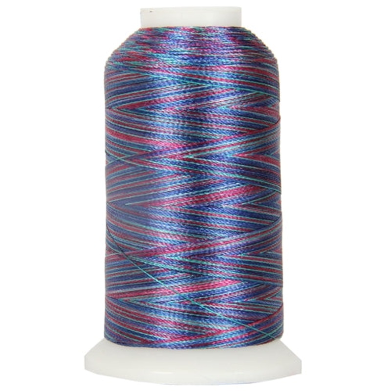 Multicolor Polyester Embroidery Thread No. 24 - Variegated Jewels