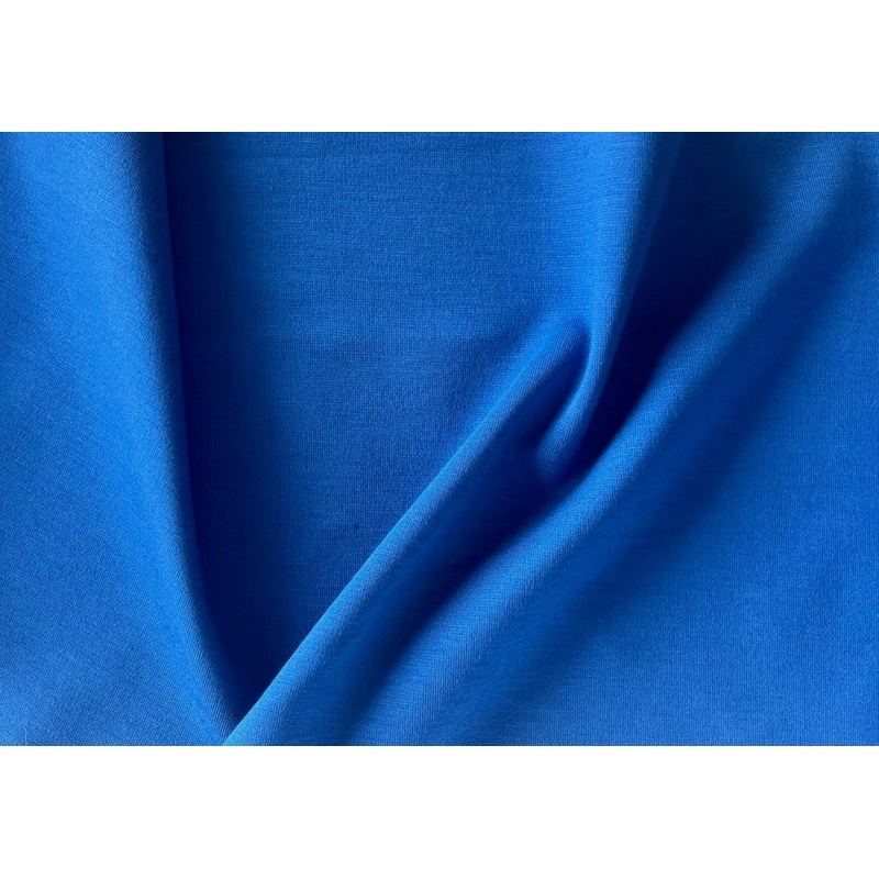Radiant Sapphire Viscose Blend Ponte Double-Knit