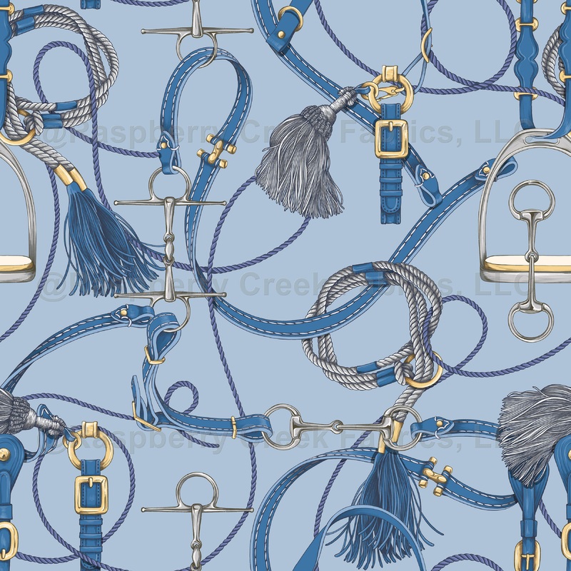 Rider Chic - Light Blue with Blue Tack