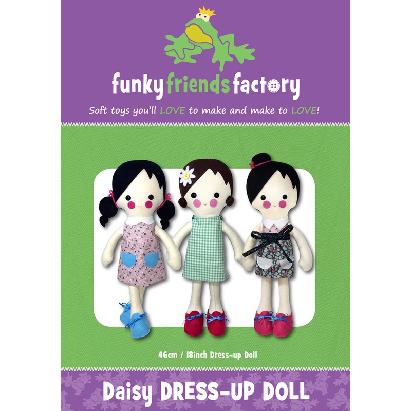 Funky Friends Pattern - Daisy Dress Up Doll
