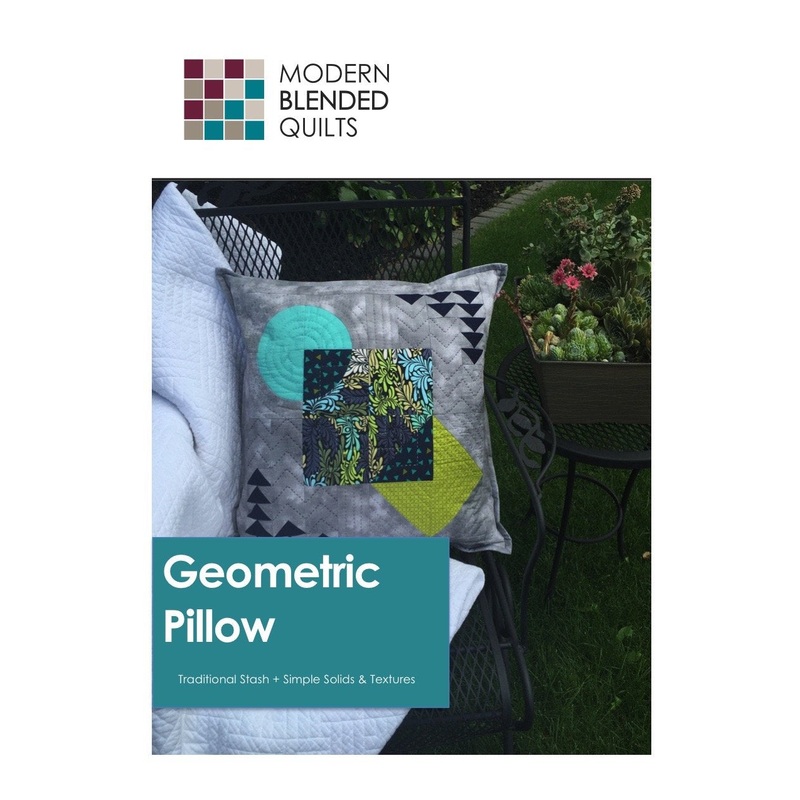 Geometric Pillow Pattern By Modern Blended Quilts