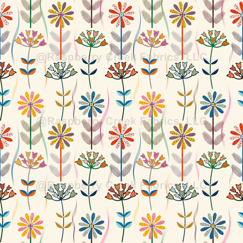 Retro Carnival Blooms