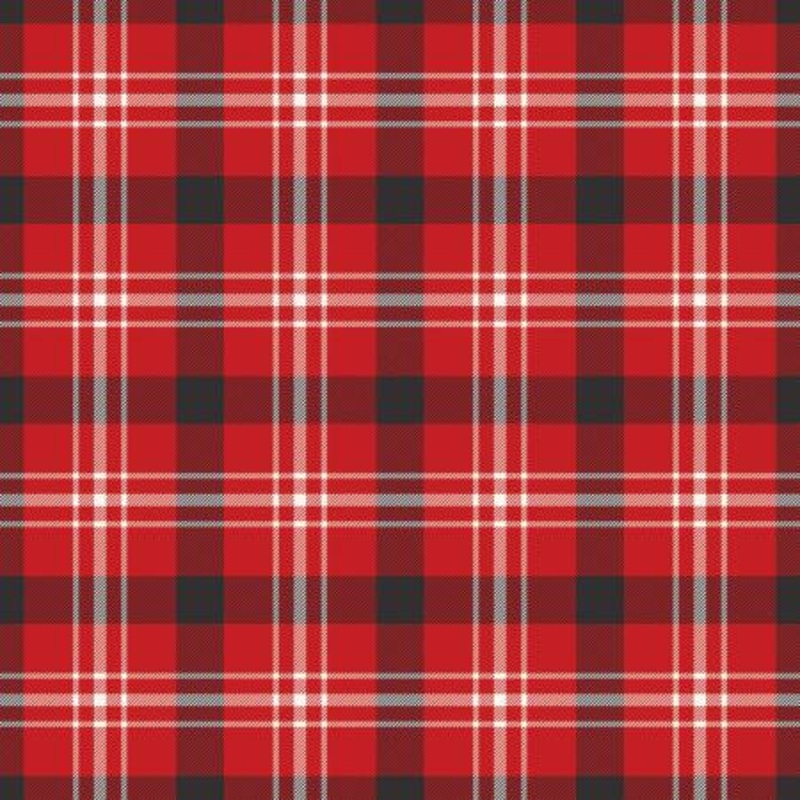 Tartan on Red
