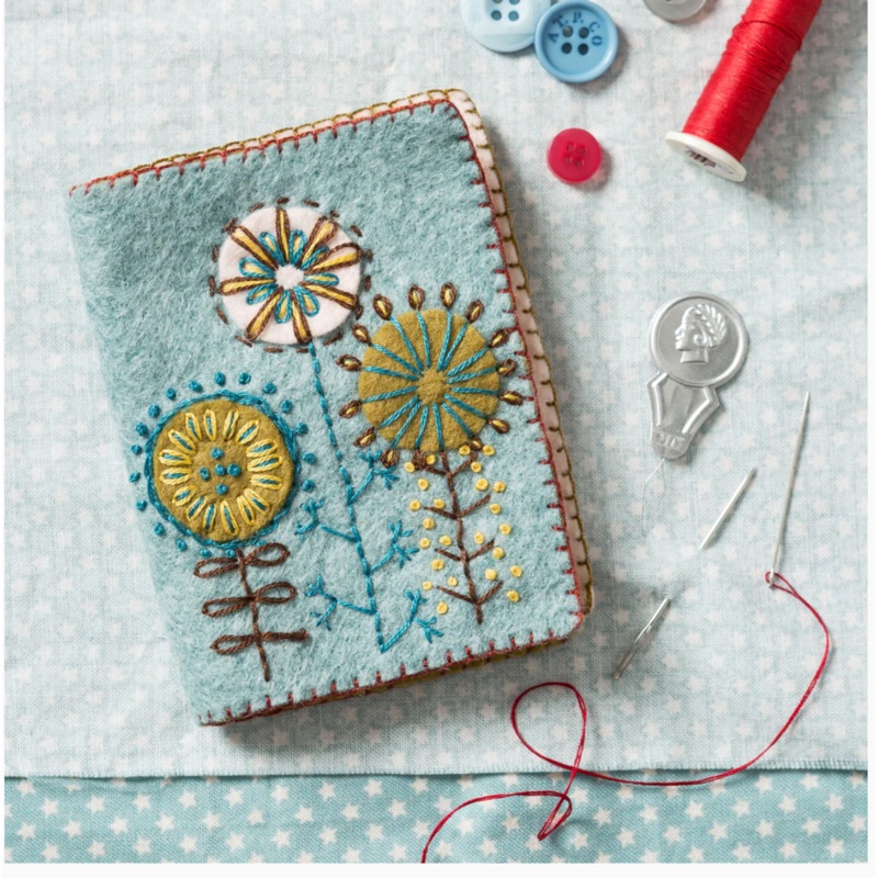 Wool Mix Felt Needle Case Kit