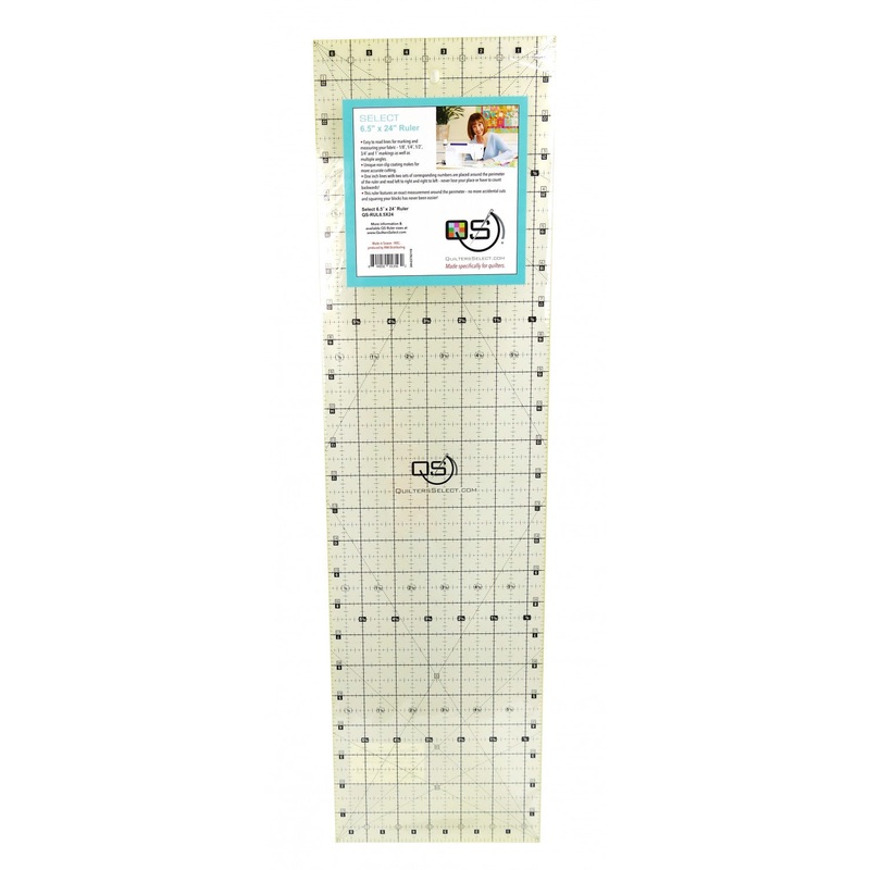 Quilter's Select Quilting Ruler - 6.5" x 24"