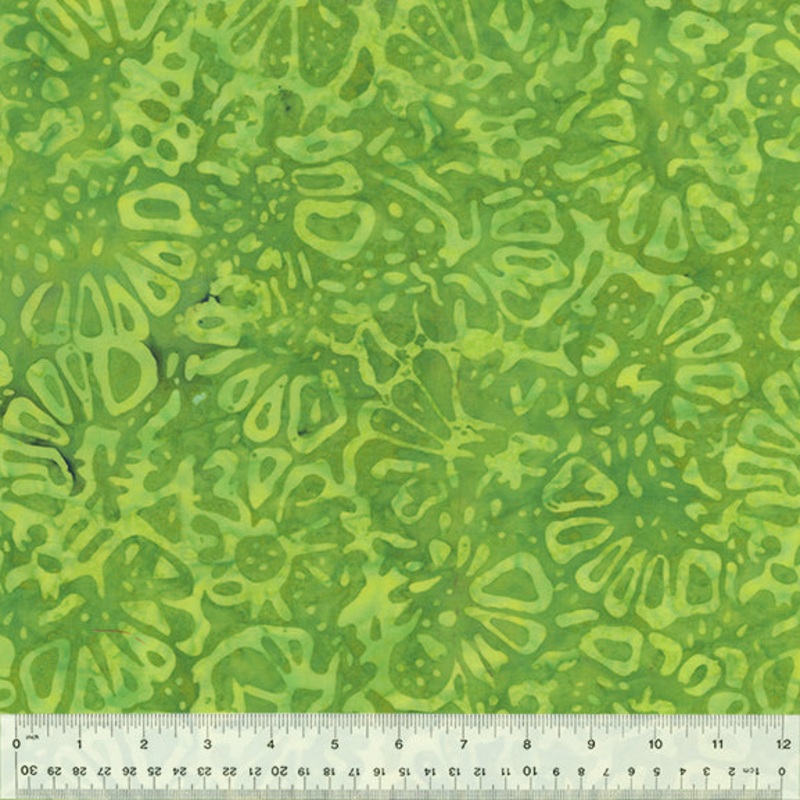 Quiltessentials Splash-Organic Floral Grass
